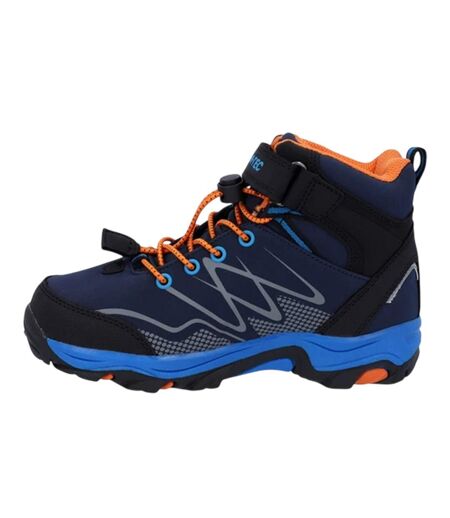Chaussures Montantes De Randonnée Jackdaw Enfant Bleu Marine Bleu Lac Orange Hi-Tec