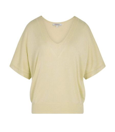 Pull jaune femme morgan mchris