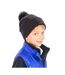 Result Womens/Ladies Winter Essentials Pom Pom Beanie (Black) - UTBC4638