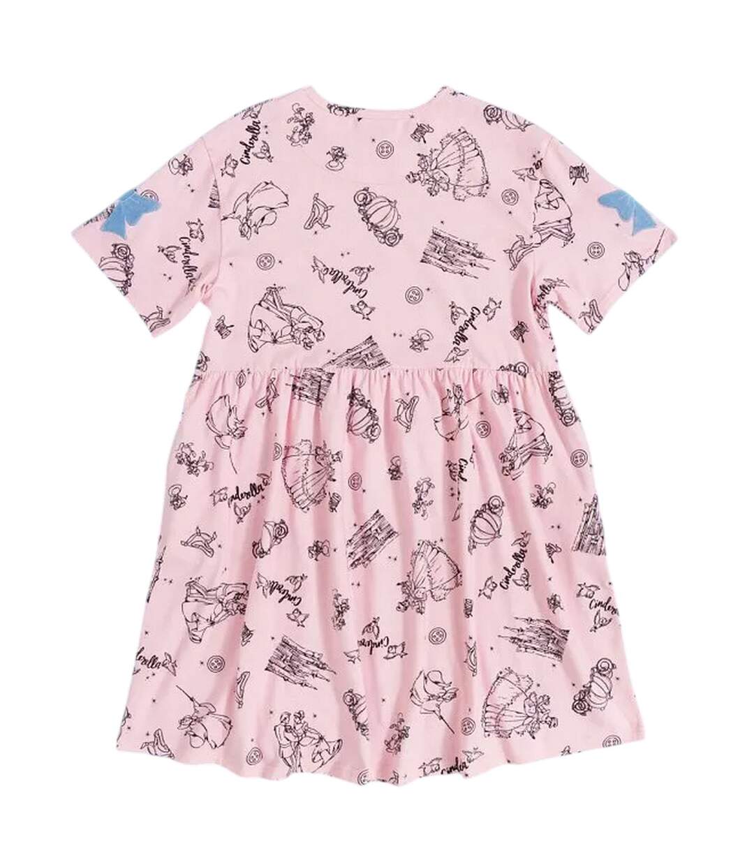 Robe Fairytale Bows Femme Rose Cinderella-3