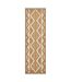 Tapis intérieur extérieur aspect jute jaune Tulum 9054 180 x 67 cm