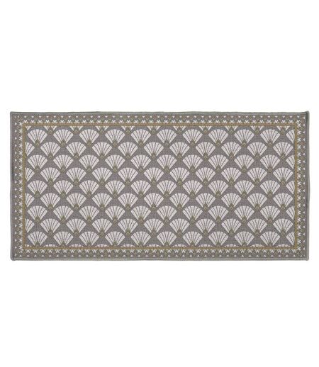 Tapis Déco Art Déco Chic 50x120cm Gris