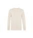 Mens Organic Crew Neck Sweat Off White B&C-2