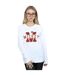 Disney Sweatshirt à pic Mickey Mouse Letter Womens/Ladies (Blanc) - UTBI28390-2