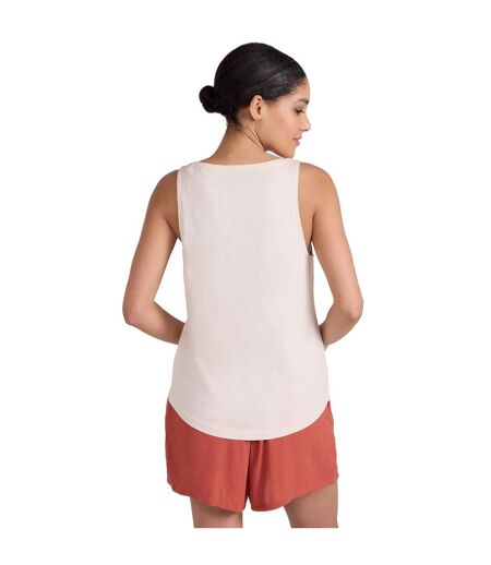 Womens/ladies tank top off white Animal