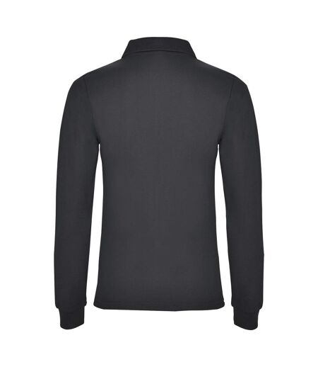 Roly Womens/Ladies Estrella Long-Sleeved Polo Shirt (Dark Lead)
