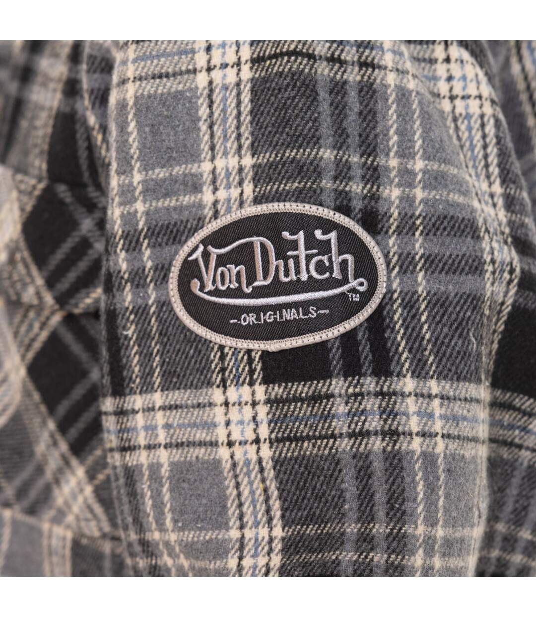 Surchemise homme en flanelle à carreaux avec poches Pepper Vondutch-3