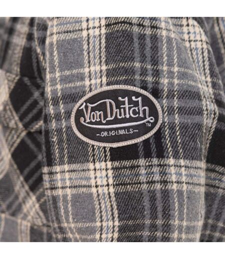 Surchemise homme en flanelle à carreaux avec poches Pepper Vondutch