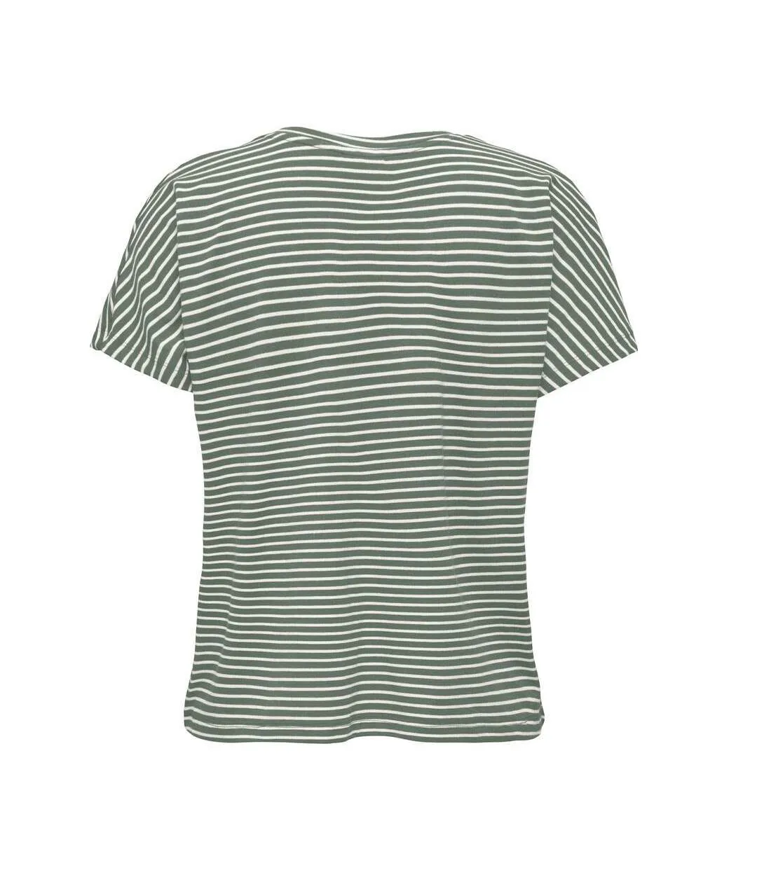 T-shirt vert à rayures femme jdy issy-2