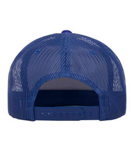 Casquette trucker blanc / bleu roi Yupoong