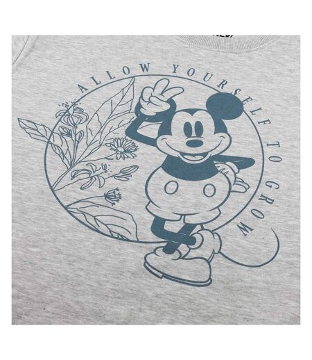Disney - Sweat ALLOW YOURSELF TO GROW - Femme (Gris Chiné) - UTTV496