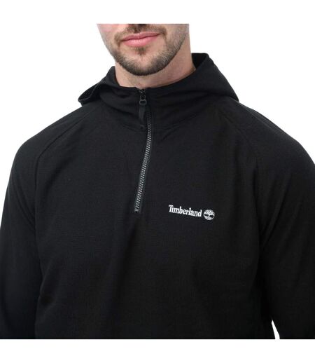 Mens Kearsage Polartech Quarter Zip Fleece Top Black Timberland