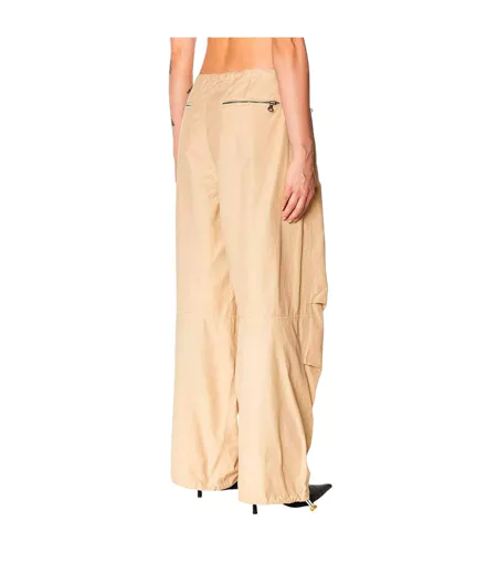 Womens/ladies P-diamanda Cargo Trousers Natural Diesel