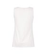 Womens/Ladies Value Fitted Tank Top (Snow)