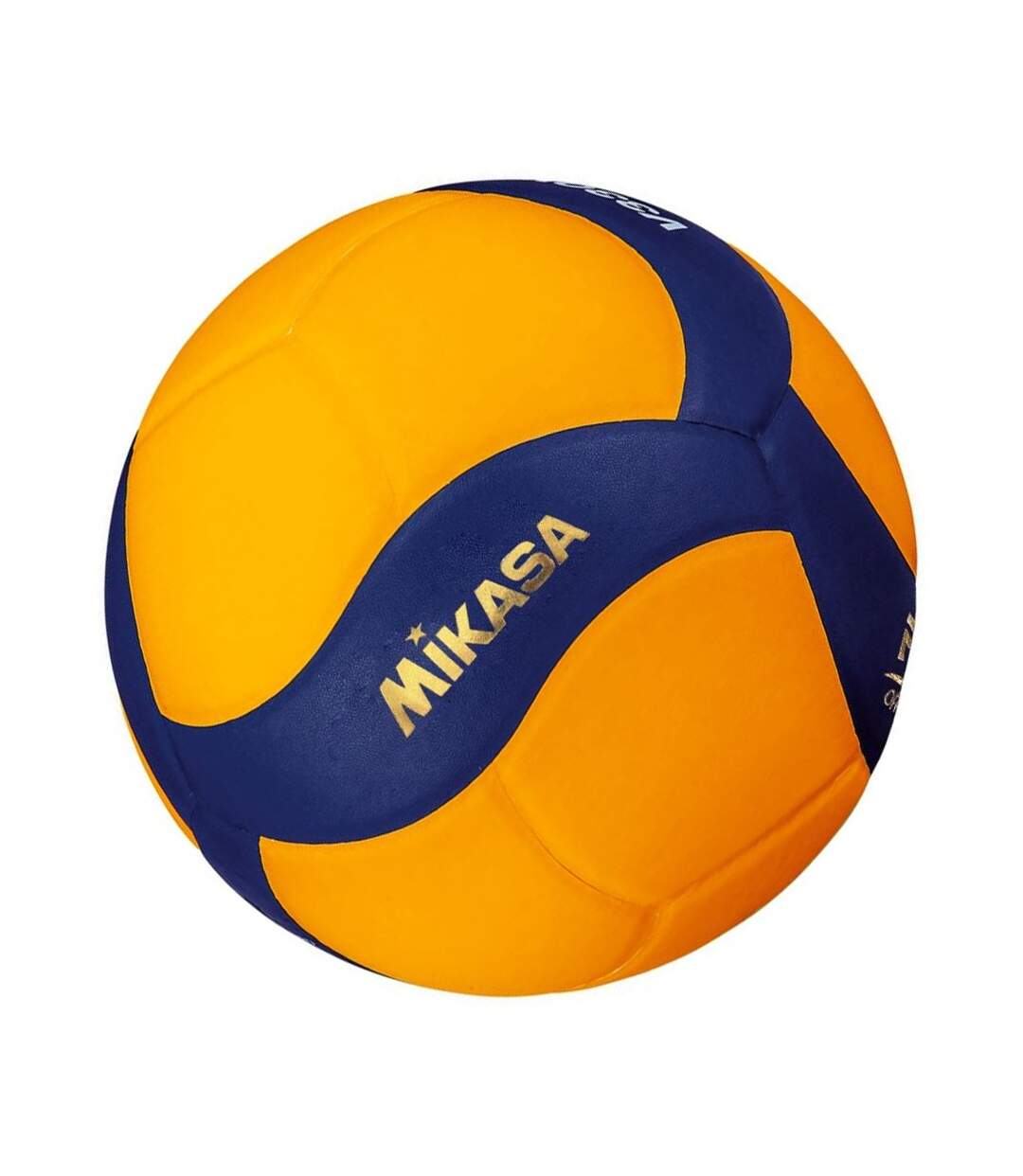 Ballon De Volley-ball V333w Taille 5 Bleu Jaune Mikasa-2