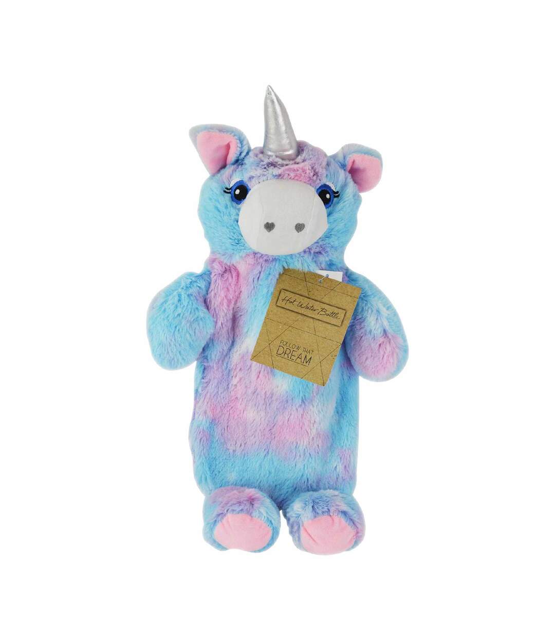 Unicorn - Bouteille d'Eau Chaude avec Housse Arc De Ciel-2