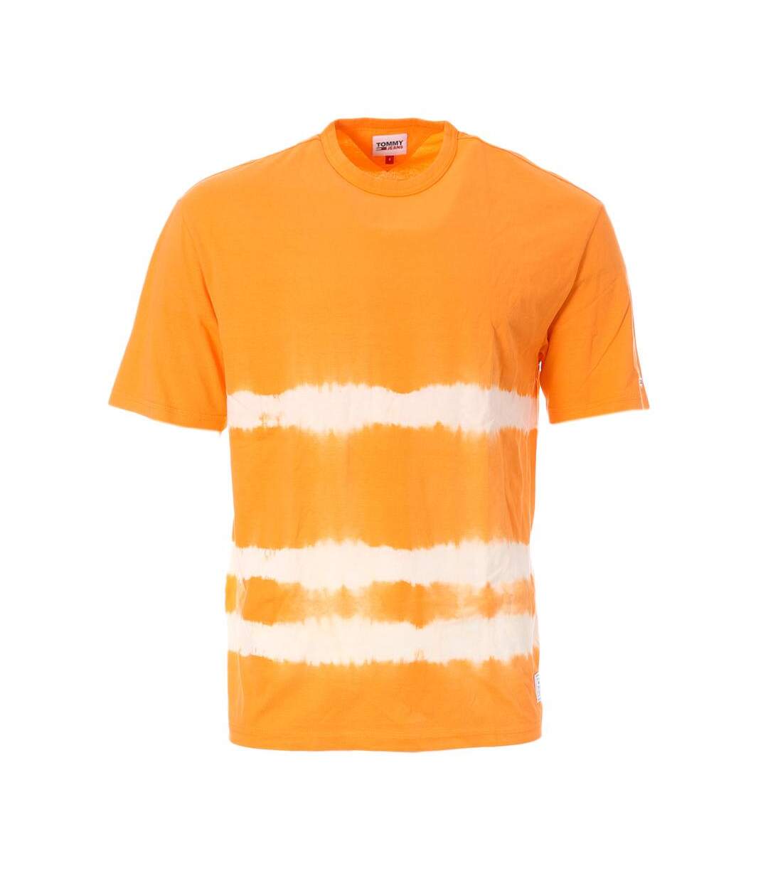 T-shirt Orange Homme Tommy Hilfiger DM0DM13064 - S-1