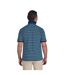 Polo Motif/style Triple Rayures Homme Bleu Marine Raging Bull-3
