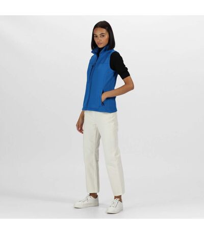Regatta Womens/Ladies Flux Softshell Bodywarmer / Sleeveless Jacket (Water Repellent & Wind Resistant) (Oxford Blue) - UTRG1625