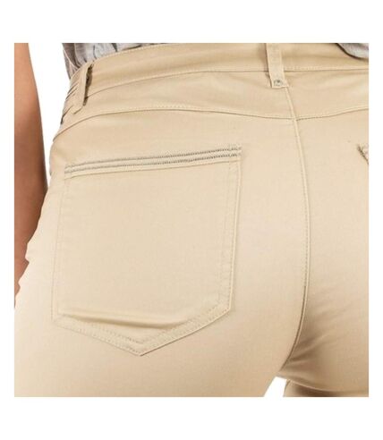 Pantalon Slim Beige enduit Femme Morgan Palona - 34