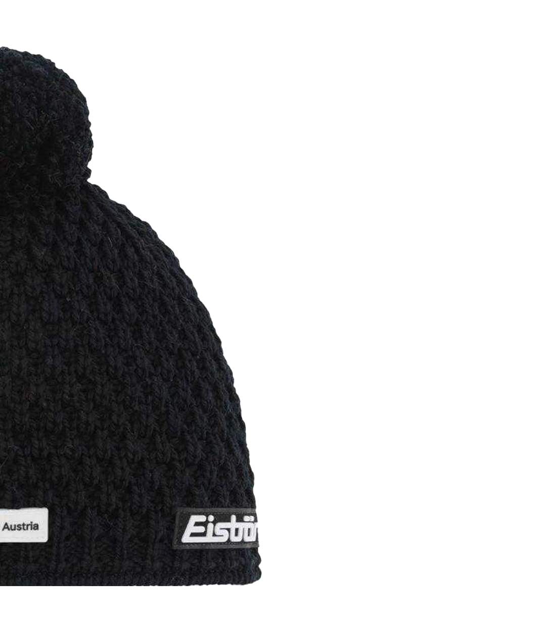 Bonnet Trail Pompon Femme Noir Eisbar-2