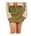 Mini Jupe Femme Vert Kaki Brave Soul-2