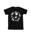 Disney Womens/Ladies Nightmare Before Christmas Jack Bat Circle Cotton Boyfriend T-Shirt (Noir) - UTBI50937-1