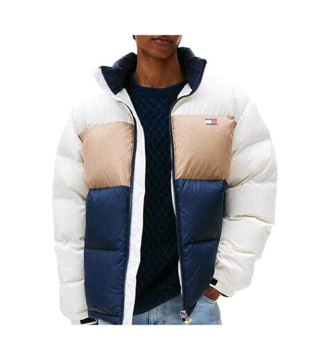 Doudoune blanc/beige/marine homme tommy hilfiger alaska
