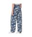 Pantalon bleu à fleurs femme tbs janiepan - 38-2