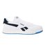 Unisex Adult Court Advance Leather Flat Trainers White Navy Reebok-1