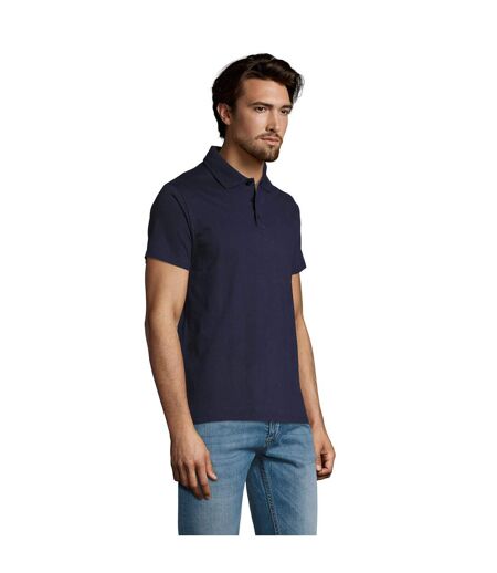 Polo Prescott Homme Bleu Marine Français SOLS