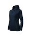 Sweat À Capuche Cape Free Femme Bleu Marine Foncé Malfini-3