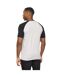 Mens Meza T-shirt Grey Marl Black Crosshatch-2