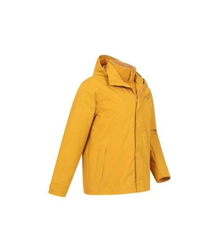Mountain Warehouse Mens Fell 3 in 1 Water Resistant Jacket (Yellow)