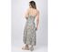 Robe longue VICTORIA motif ethnique kaki Coton Du Monde-4
