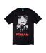 Unisex Adult Movie Poster T-shirt Black Charcoal Scream-1