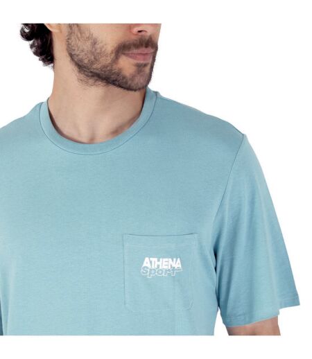 Pyjama court col rond homme Sportswear Athena