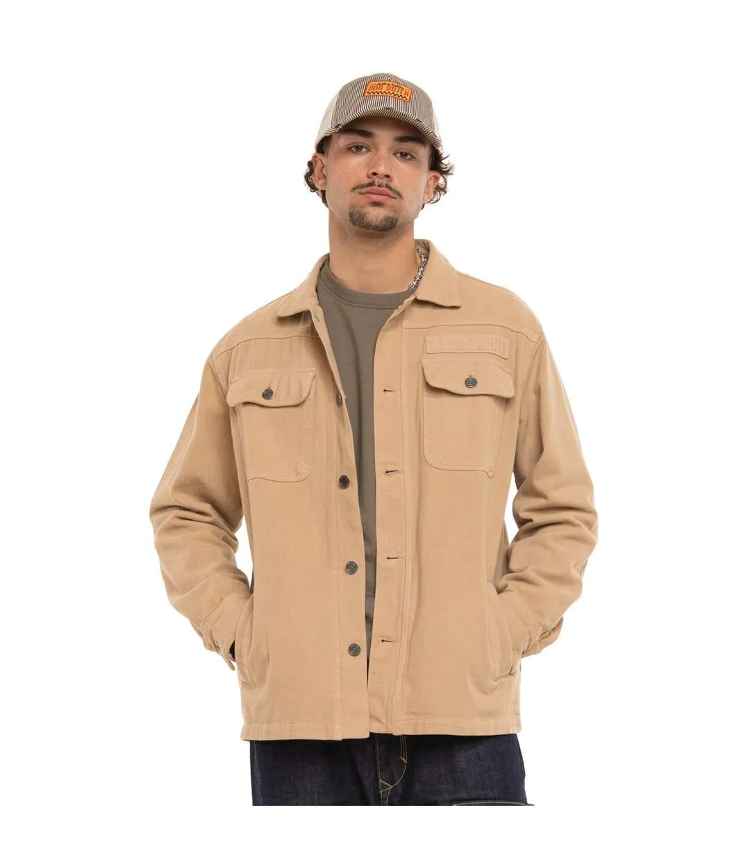 Veste militaire homme avec broderie Saha Vondutch-2
