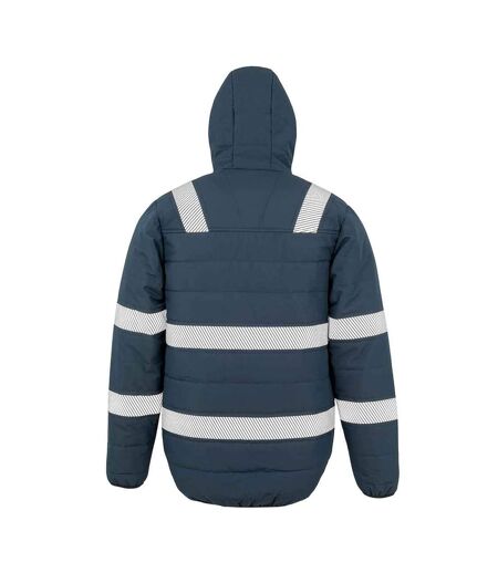 Doudoune Matelassée Adulte Bleu Marine Result Genuine Recycled