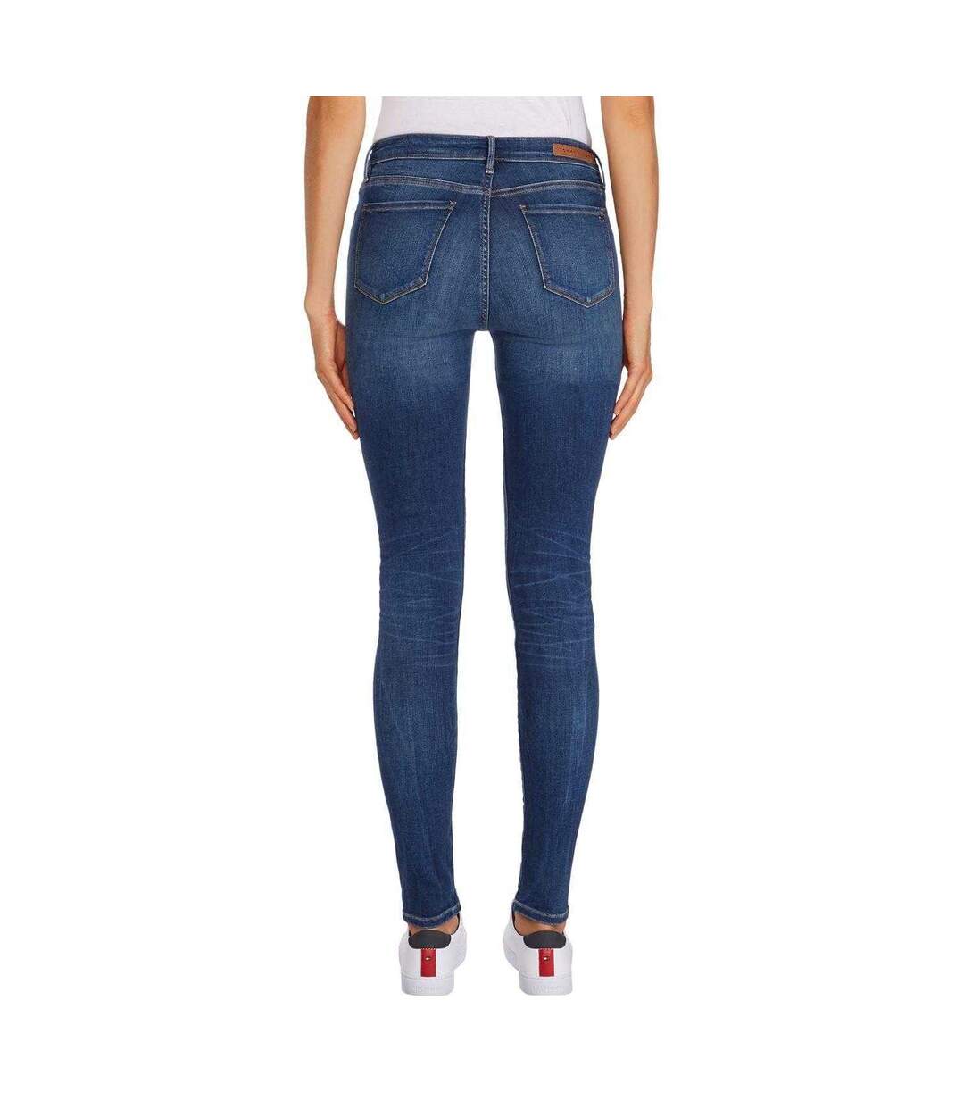 Womens/ladies Skinny Jeans Mid Wash Tommy Hilfiger-3
