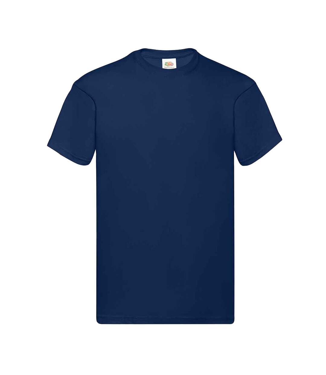 Unisex adult cotton t-shirt dark navy Fruit of the Loom-1