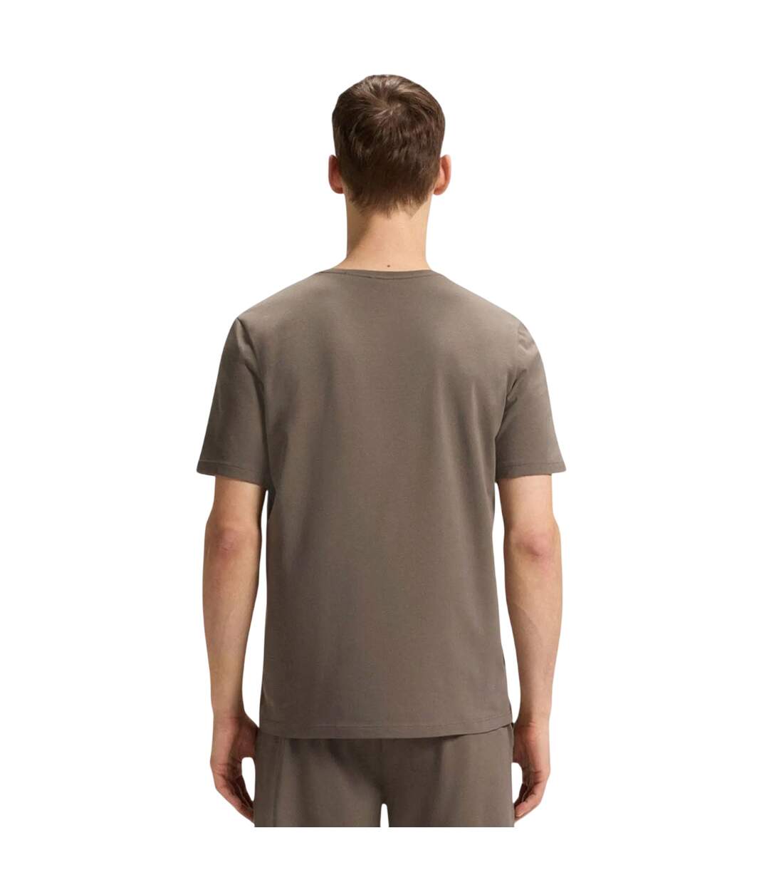 T-shirt Manches Courtes Mix&match Homme Marron Boss-2