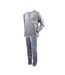 Pyjama Homme POLAIRE ECO 2545 GRIS-1