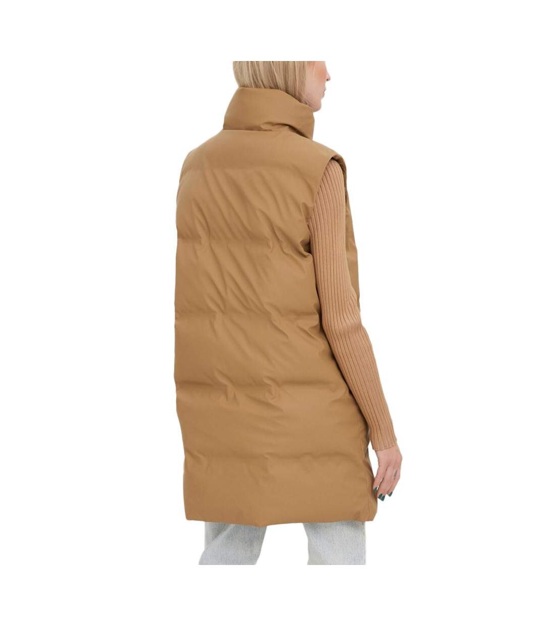 Doudoune sans manche Marron Femme Vero Moda Coated TGY - L