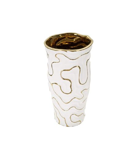 Vase Design en Céramique Adore 32cm Blanc