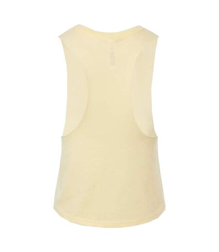 Débardeur Femme Jaune Pâle Chiné Bella + Canvas