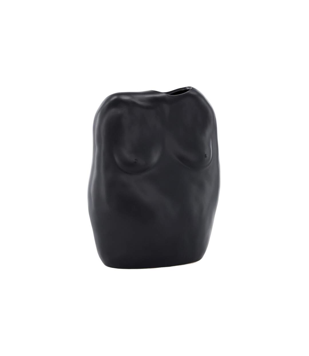 Vase Buste en Céramique Romie 28cm Noir-1