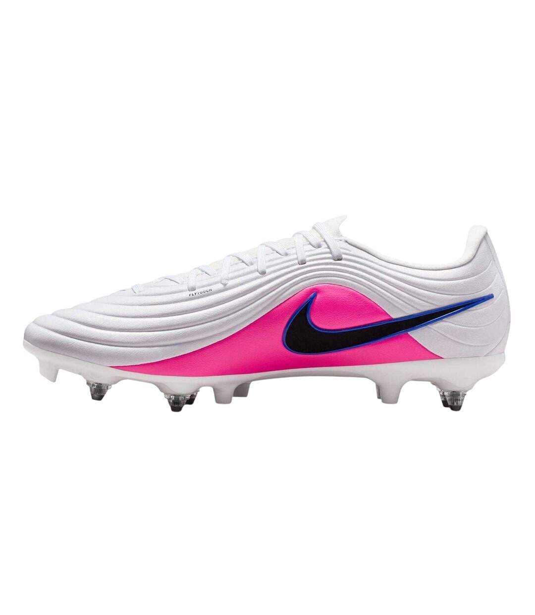 Chaussures De Foot Pour Terrain Souple Tiempo Maestro Academy Homme Bleu Blanc Rose Nike-3