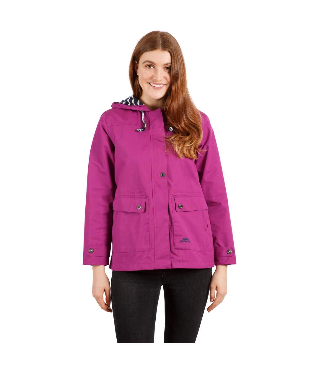 Veste imperméable seawater femme violet Trespass-3