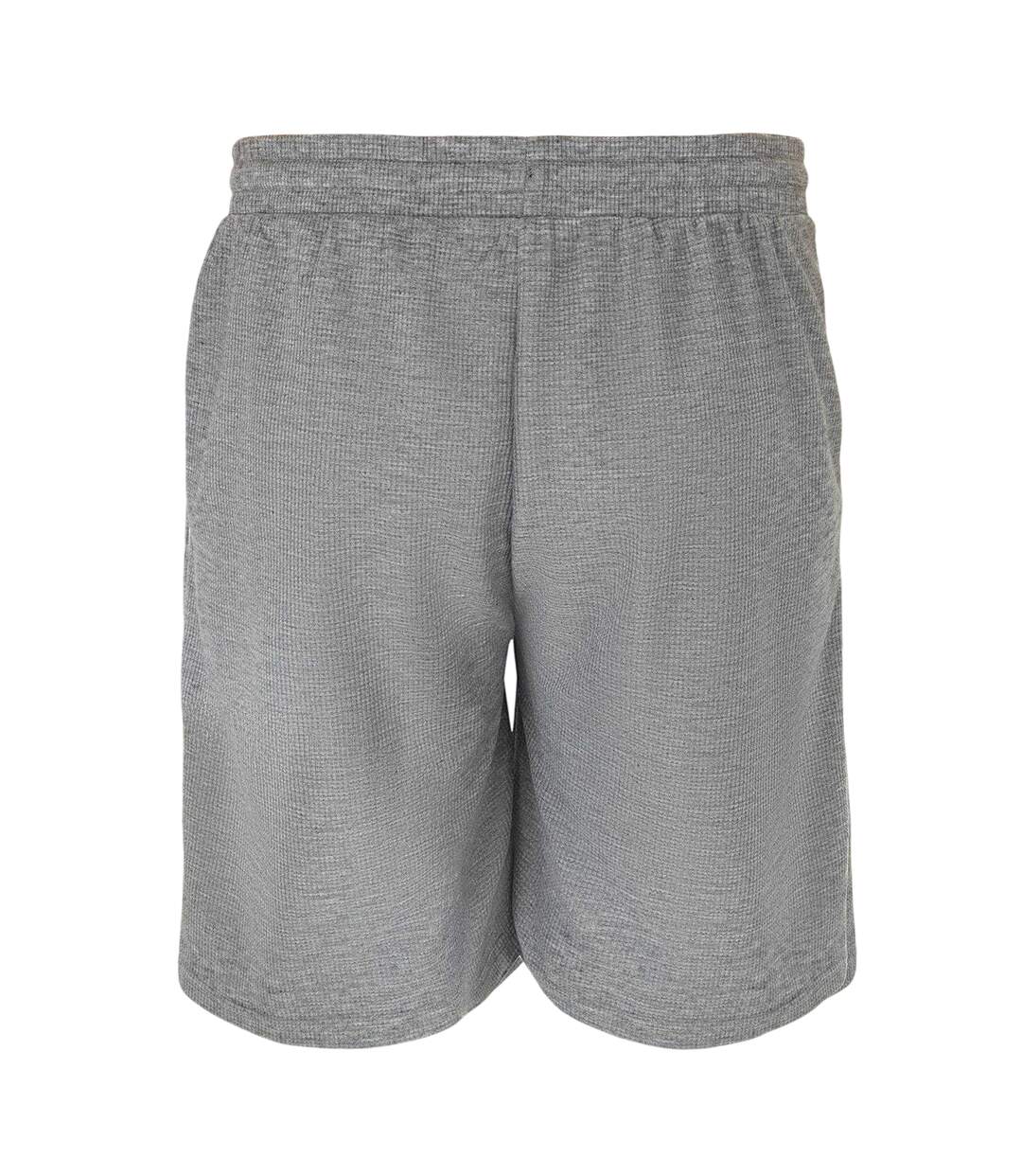 Mens Cotton Blend Shorts Light Grey Fabric-2